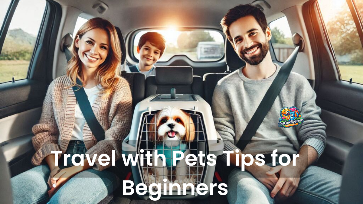 A small dog sitting in a cozy travel carrier, ready for a car ride.